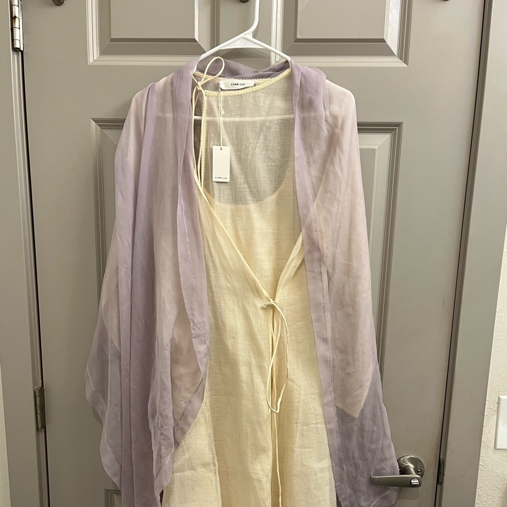Chan Luu pale yellow dress size 2 to 10, brand new!